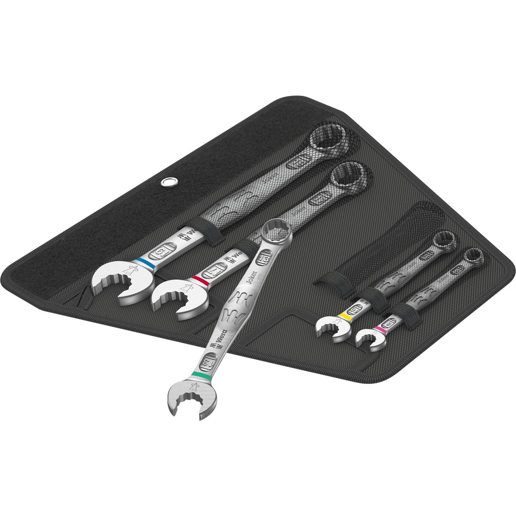 Wera 6003 joker 5 set 1 ringsteeksleutelset, 5‑delig moersleutel