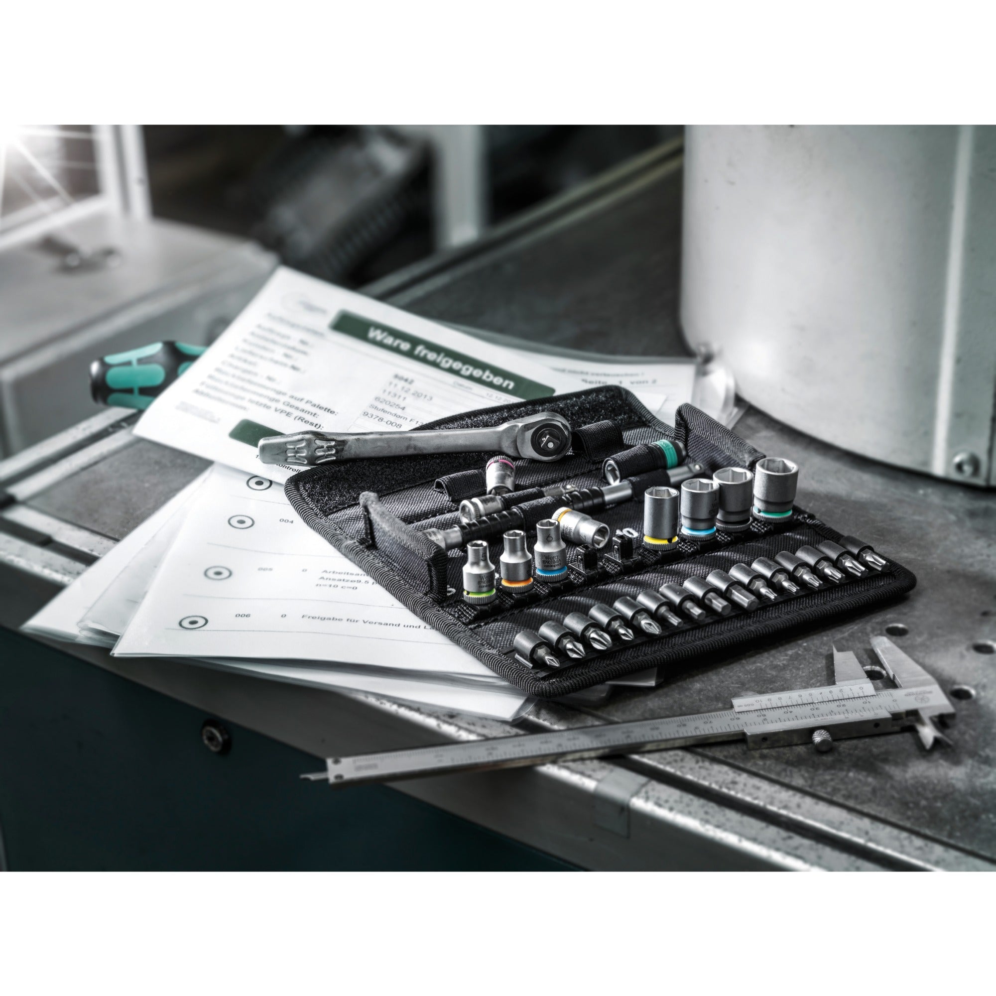 Wera 8100 sa 8 zyklop metal ratchet set (1 4 )