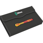 Wera 8100 sb vde 1 zyklop ratelset gereedschapsset (rood geel, 17-delig, geïsoleerd, voorzien van omschakelpal, 3 8 aandrijving, metrisch)