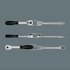 Wera 8100 sc 11 zyklop metalen ratelset gereedschapsset (zwart groen, 28-delig, volledig metalen omschakelbare ratel)