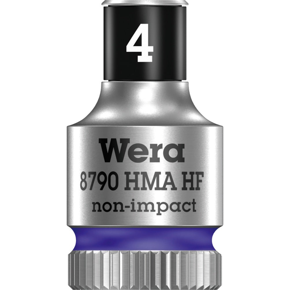 Wera 8790 hma hf zyklop hand- en machinedop met 1 4 aandrijving met vasthoudfunctie, 4,0 mm - 1 stuk(s) - 05003717001