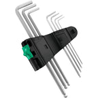 Wera 950 9 hex-plus 1 sb stiftsleutelset, metrisch, verchroomd (9-delig)