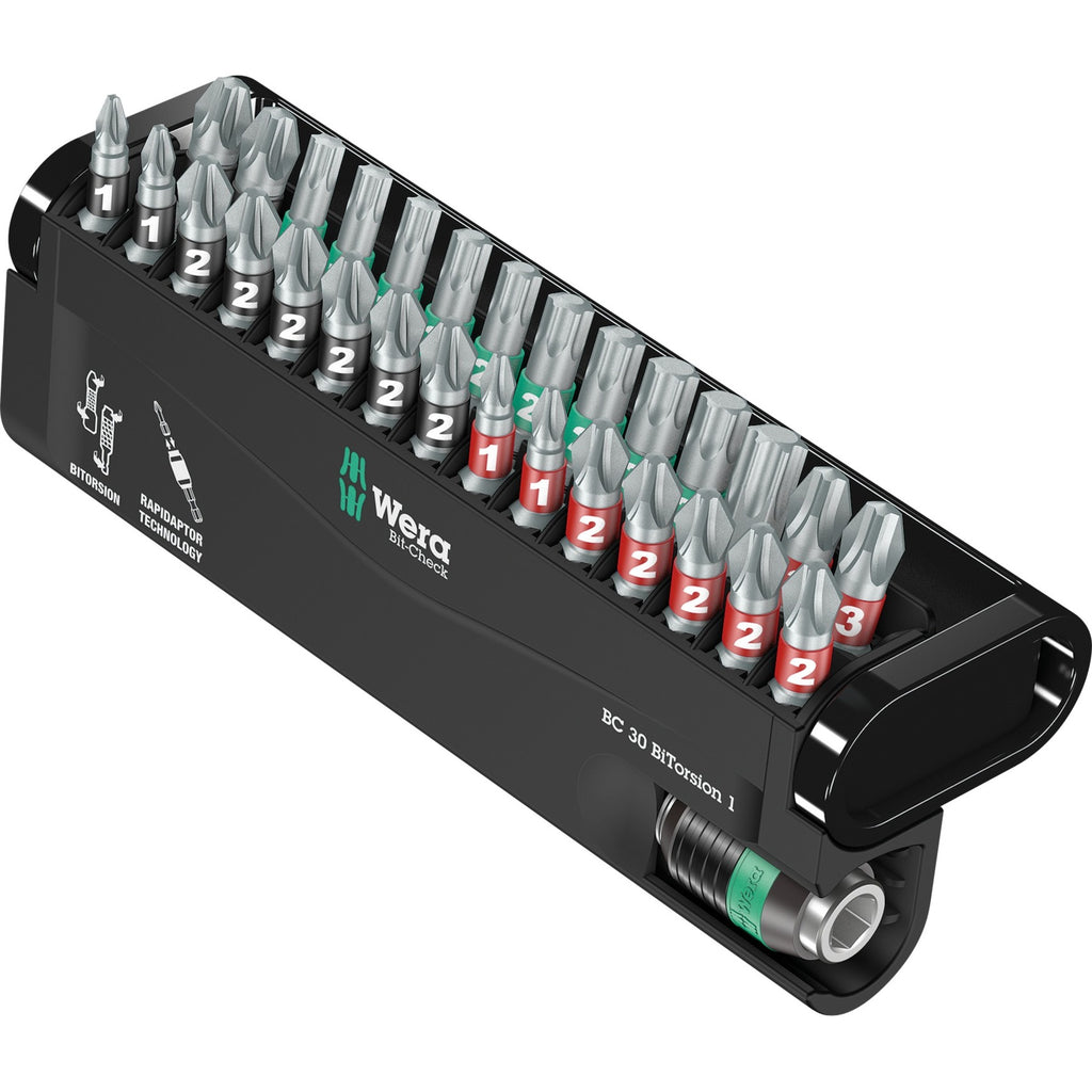Wera bit-check 30 bitorsion 1, 30 -delig - 1 stuk(s) - 05057430001