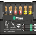Wera bit-check 7 diamond 1, 7 -delig - 1 stuk(s) - 05057416001