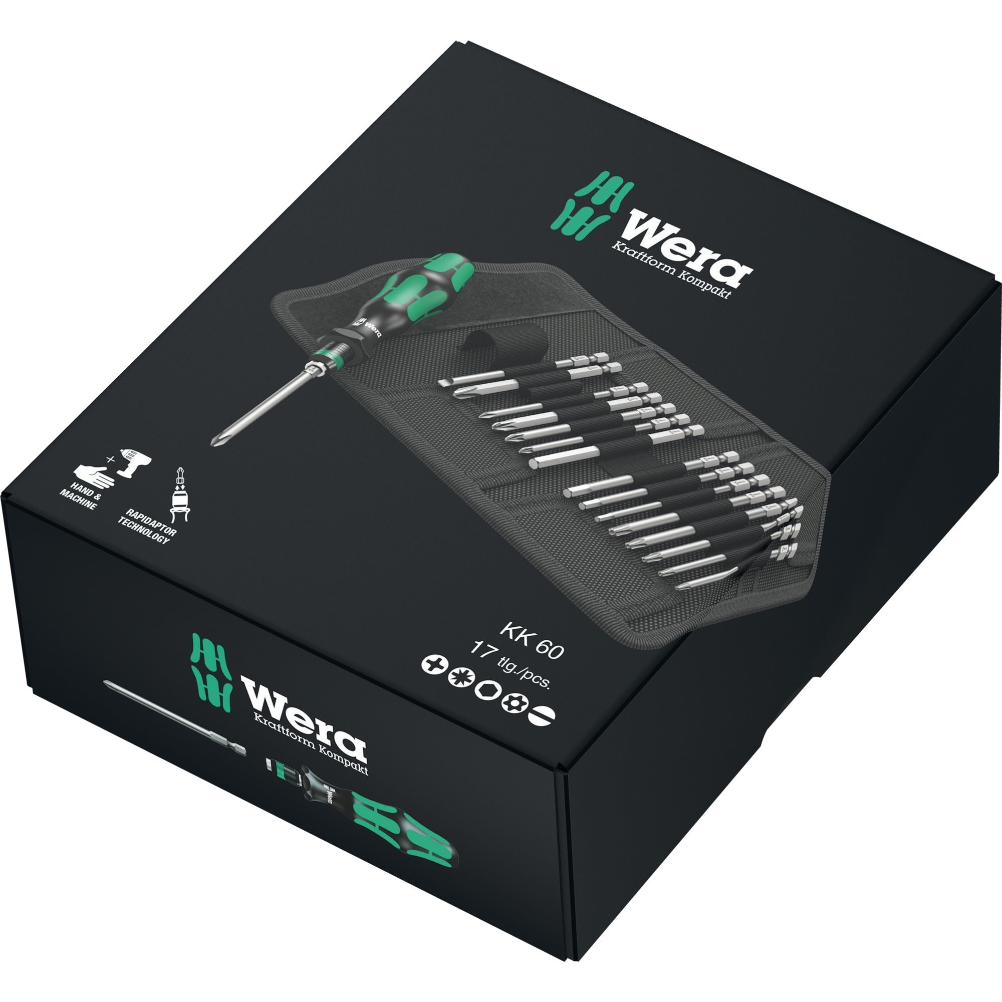 Wera bitset kraftform kompakt 60 (17-delig)