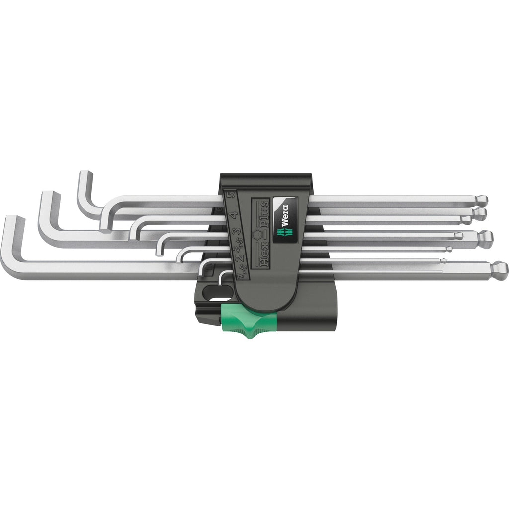 Wera inbussleutelset 950 9 hex-plus 4 (chroom, 9-delig)