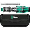 Wera kraftform kompakt 28 met etui dopsleutel (zwart groen, 6-delig)