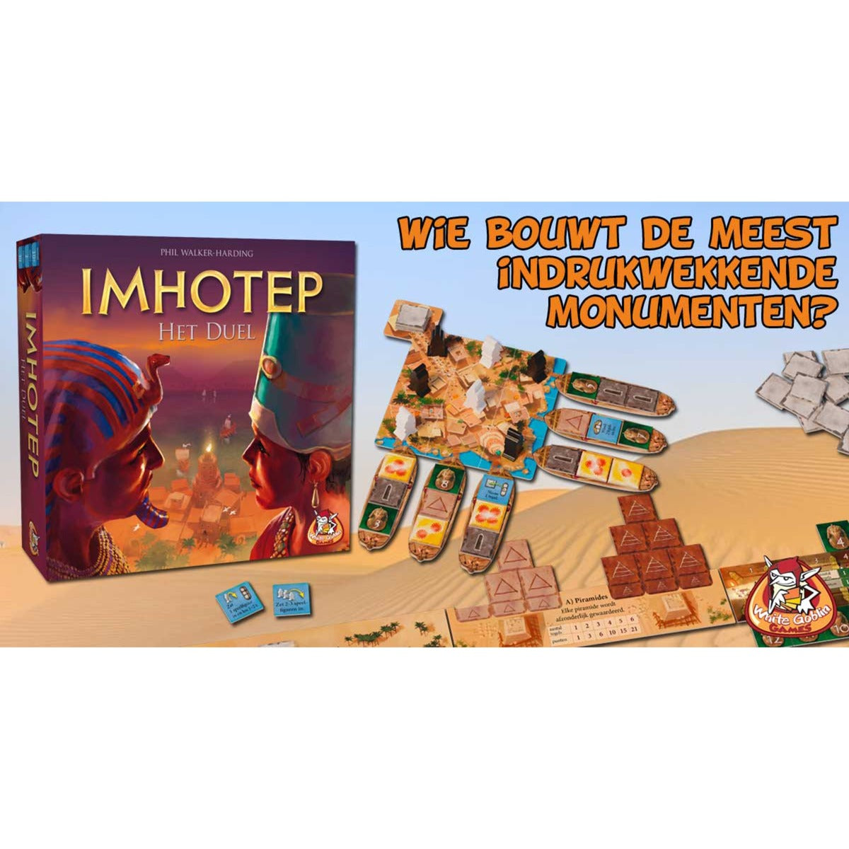 White Goblin Games Imhotep: Het Duel