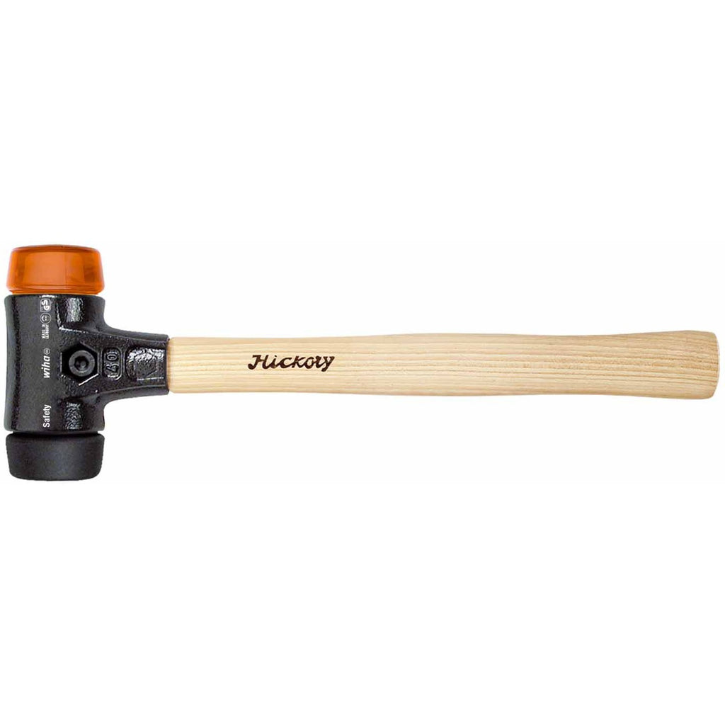 Wiha kunststof hamer safety | middelzacht hard | met hickorysteel | rond-slagkop | 30 mm - 26611 - 26611