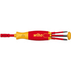 Wiha schroevendraaier met bitmagazijn liftup electric (rood geel, incl. 6 slimbits)