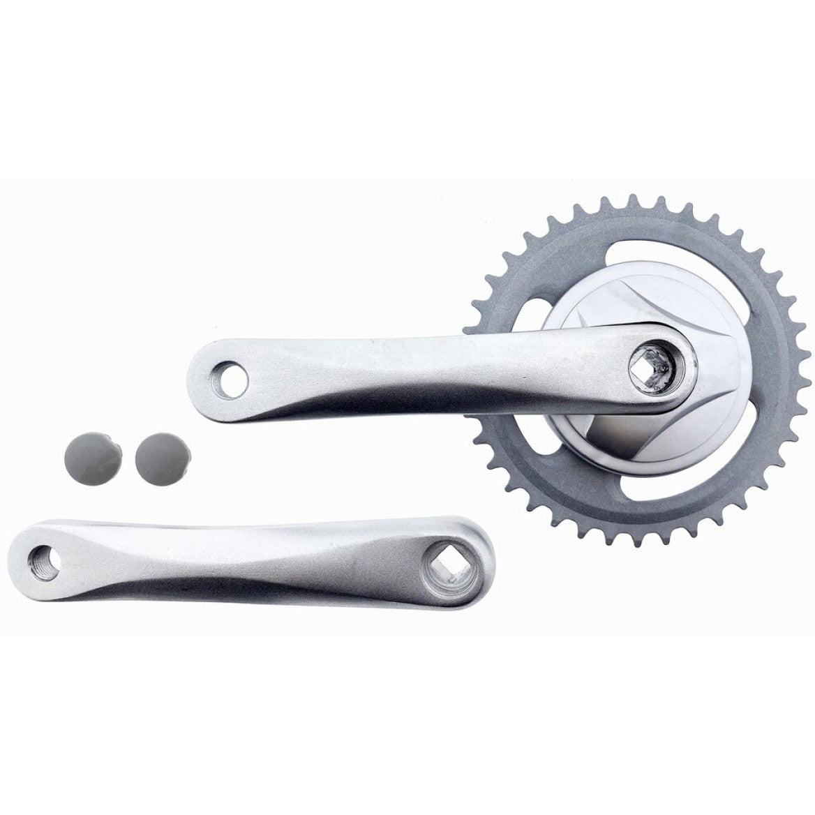 Vinty crankstel 38t ? 170mm jis alu zilver