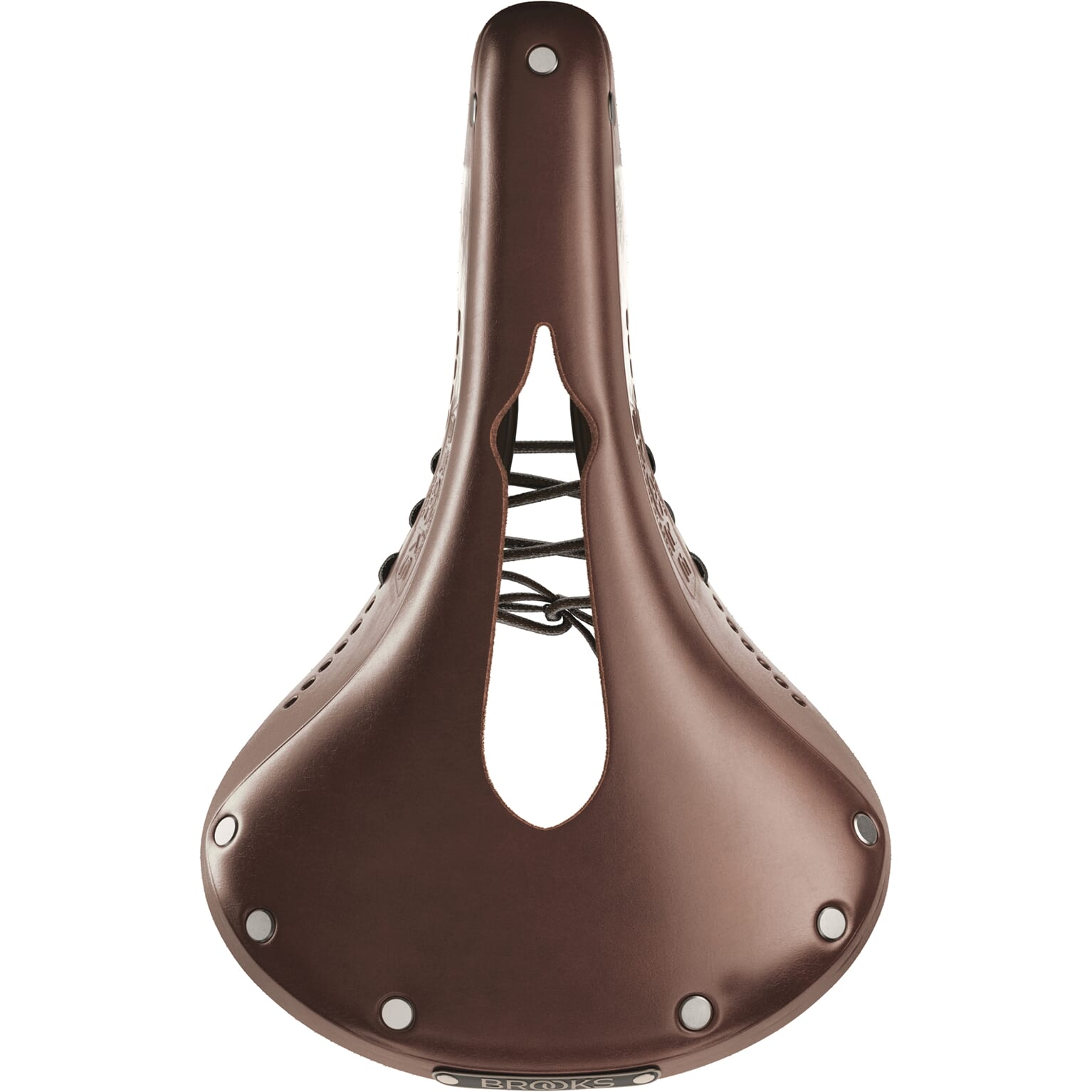 Brooks flyer carved - antic brown