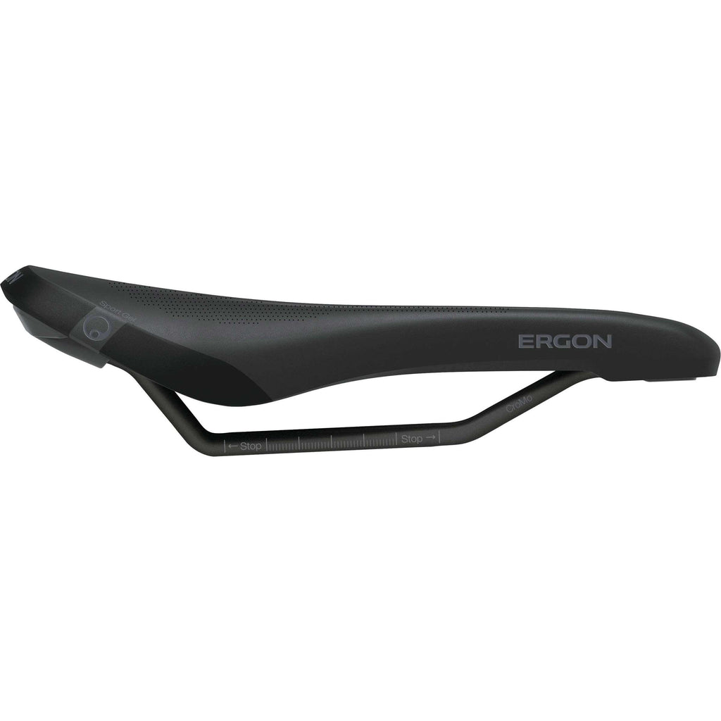 Ergon zadel SM Sport gel dames S M zwart