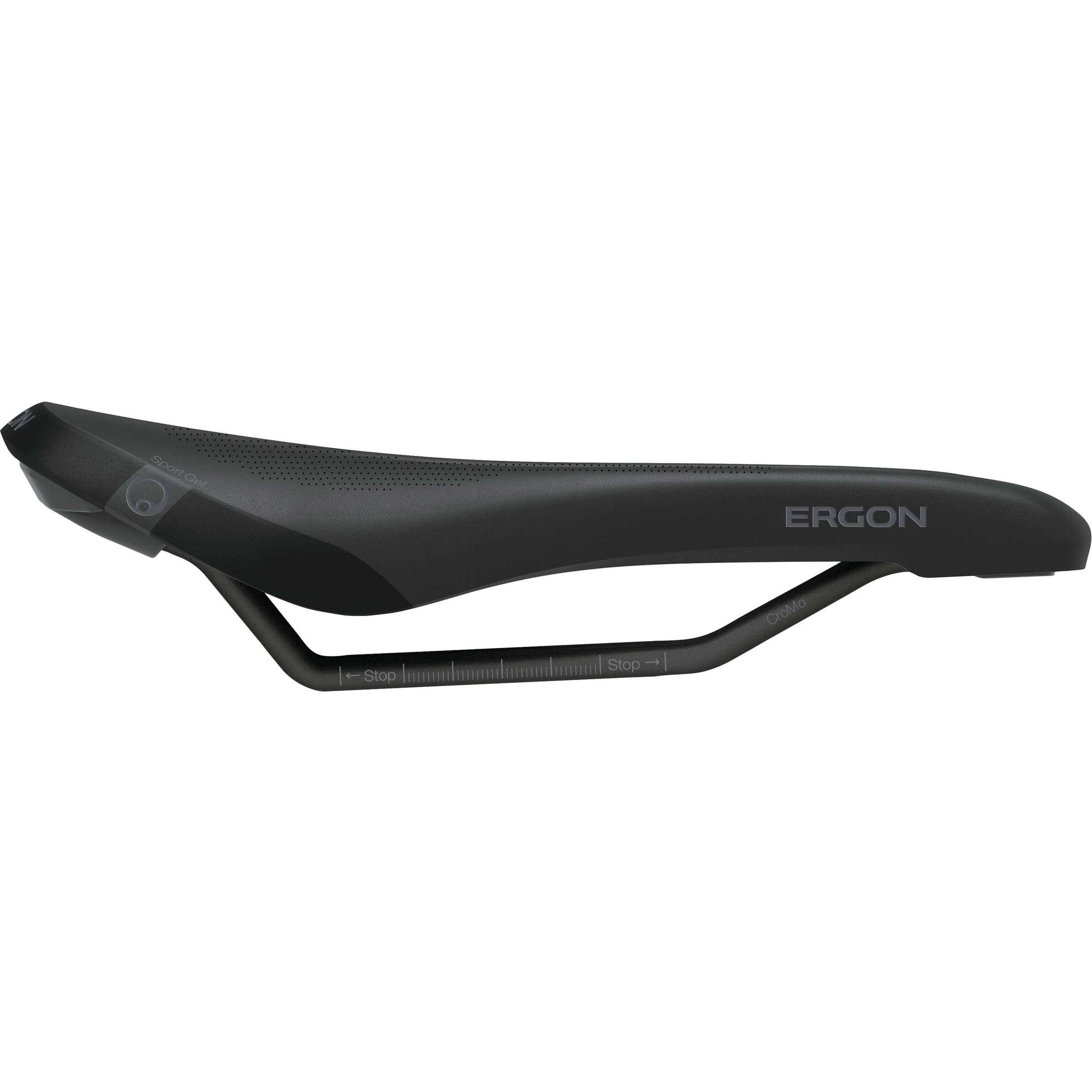Ergon zadel SM Sport gel dames M L zwart