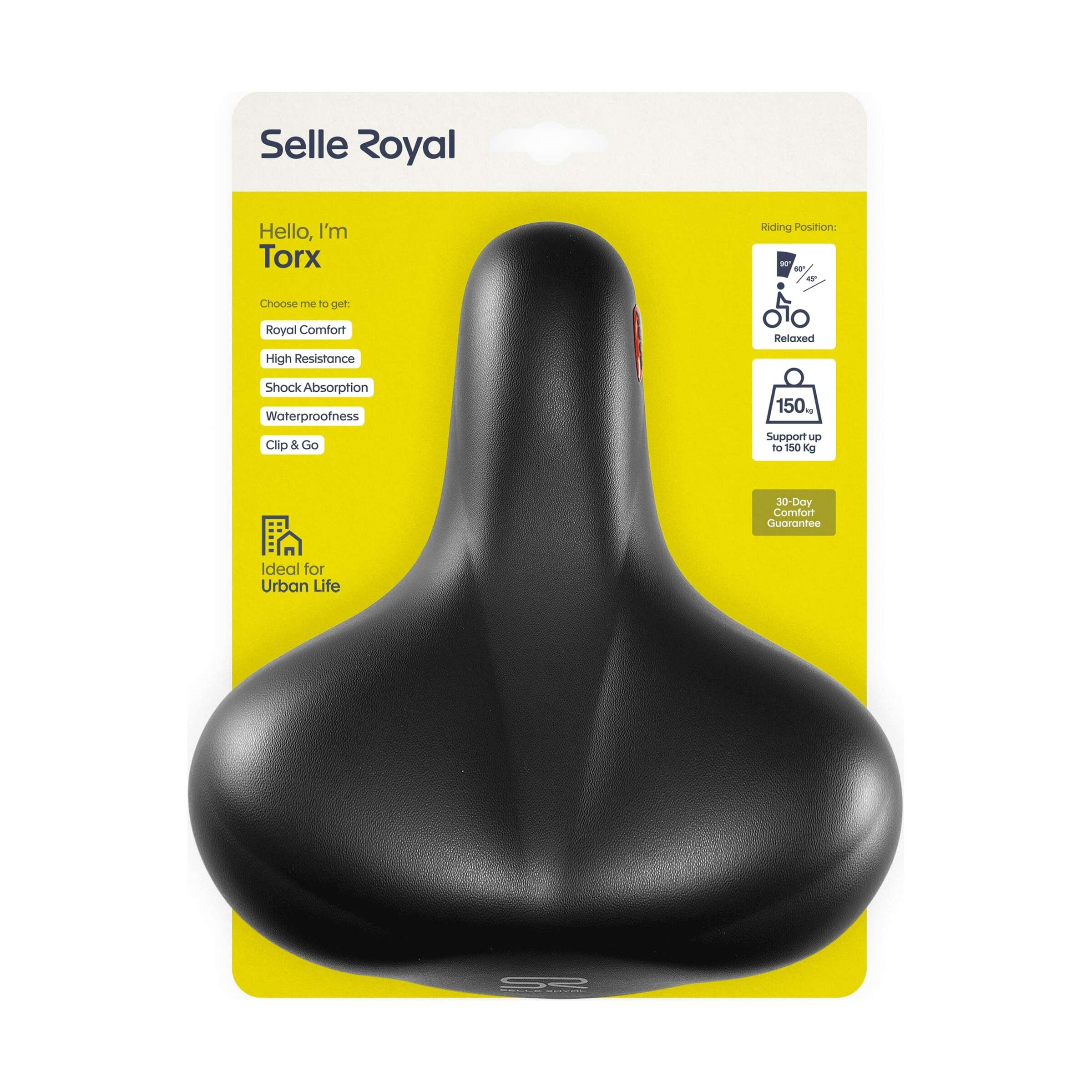 Selle Sr Premium Torx Relaxed Unisexe Noir