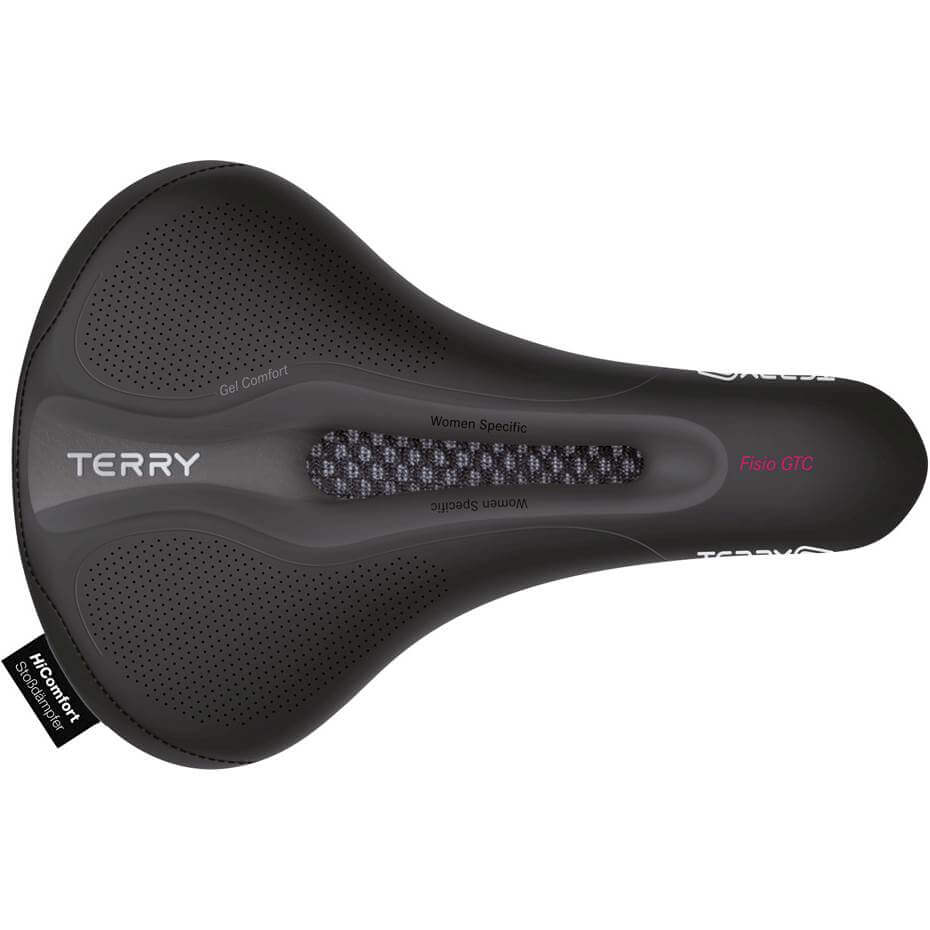 Terry - zadel fisio gtc max gel dames zwart