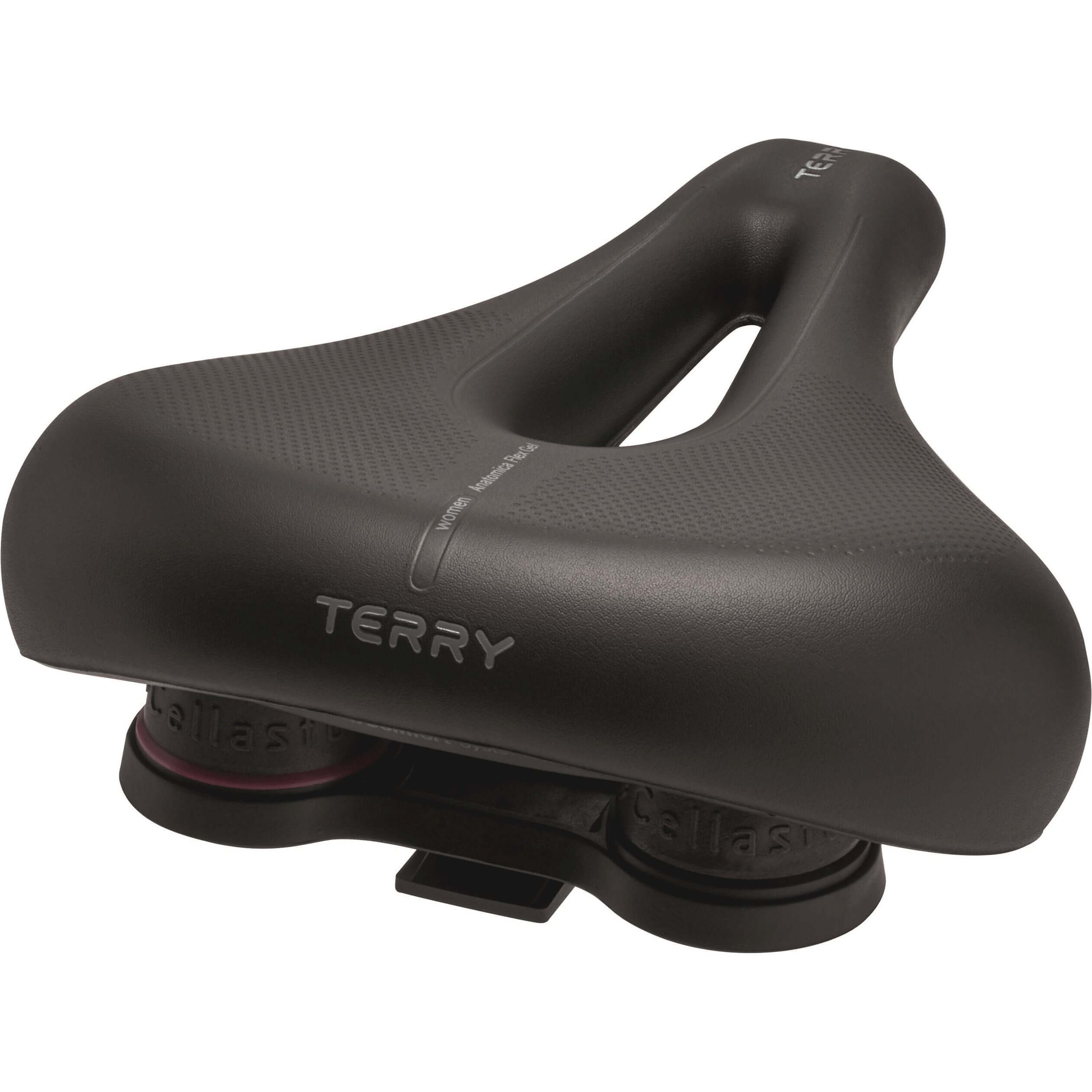 Selle Terry Anatomica Flex gel dames noir