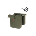 BASIL - BASIL Dubbele fietstas city mik 28 - 32 liter - moss green