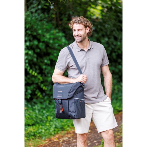 Newlooxs - Newlooxs Tas new looxs vigo enkel | zwart/oranje | 20l