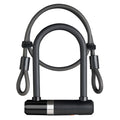 Axa - Beugelslot newton mini + kabel 100/8 - zwart