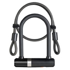 Axa - Beugelslot newton mini + kabel 100/8 - zwart