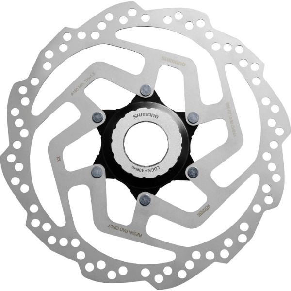 Shimano remschijf sm-rt10 - 180mm - center lock (werkplaatsverpakking)