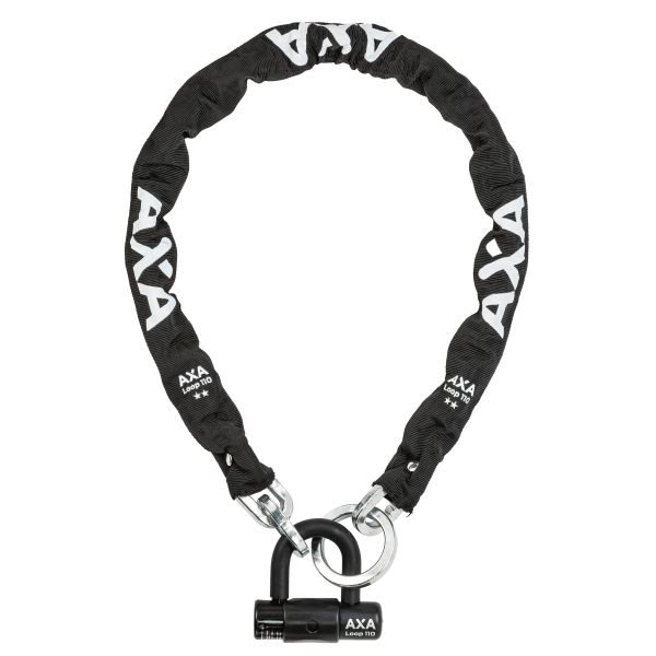 Axa - Kettingslot loop 110 - zwart