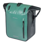 Basil enkele fietstas rivo m tarpaulin mik 12-15l 14 x 25 x 38 cm - groen zwart