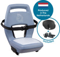 Qibbel achterzitje junior 6+ bagagedrager blauw