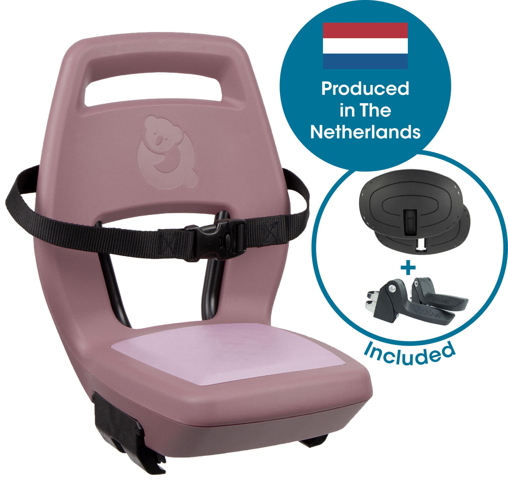 Qibbel - achterzitje junior plum rose q368