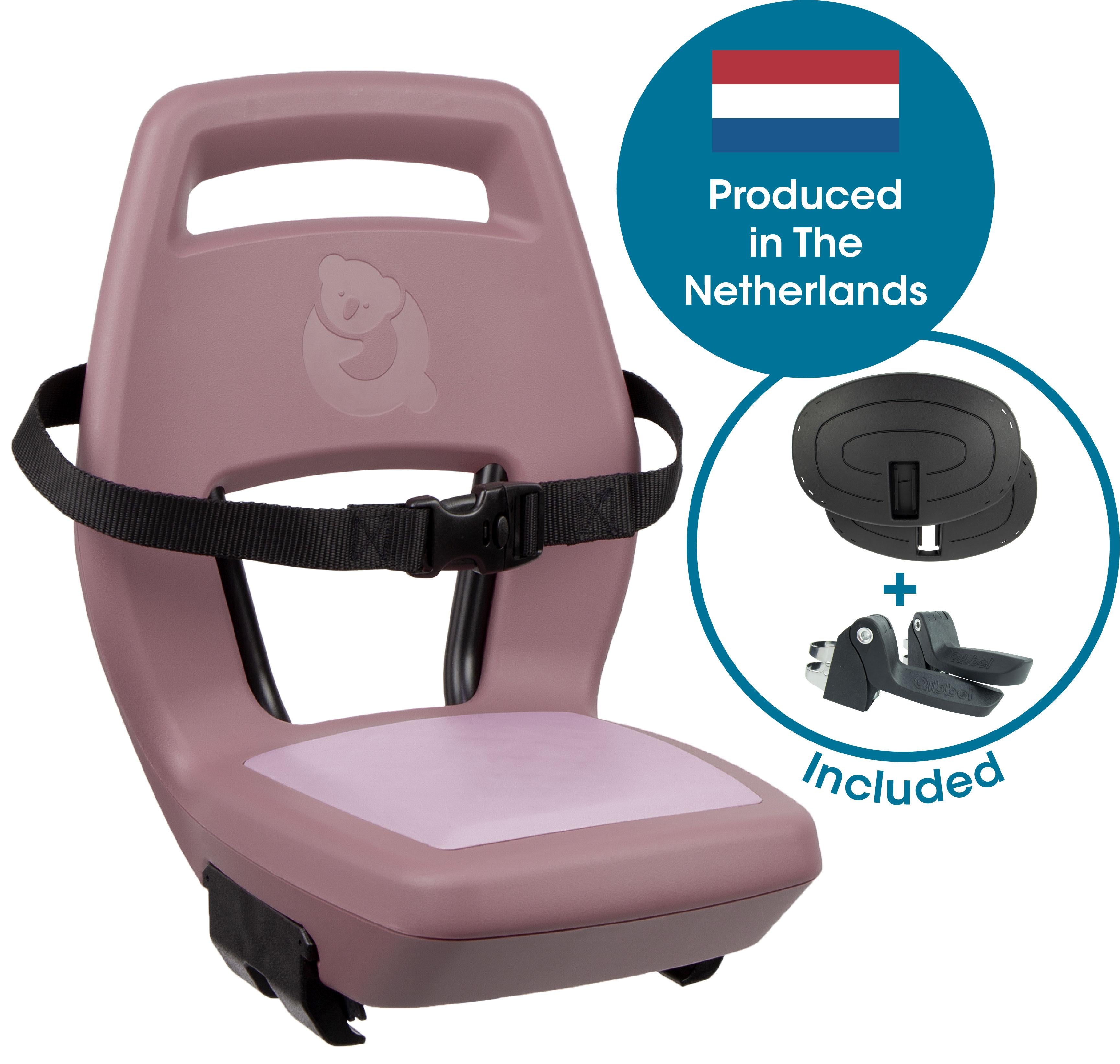 Qibbel - achterzitje junior plum rose q368