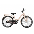 Kyoso - Kyoso Kinderfiets blossom mocha 24 inch met remnaaf - mat taupe/roze
