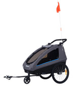 Polisport - kinder aanhangwagen 20 inch met 3e wiel