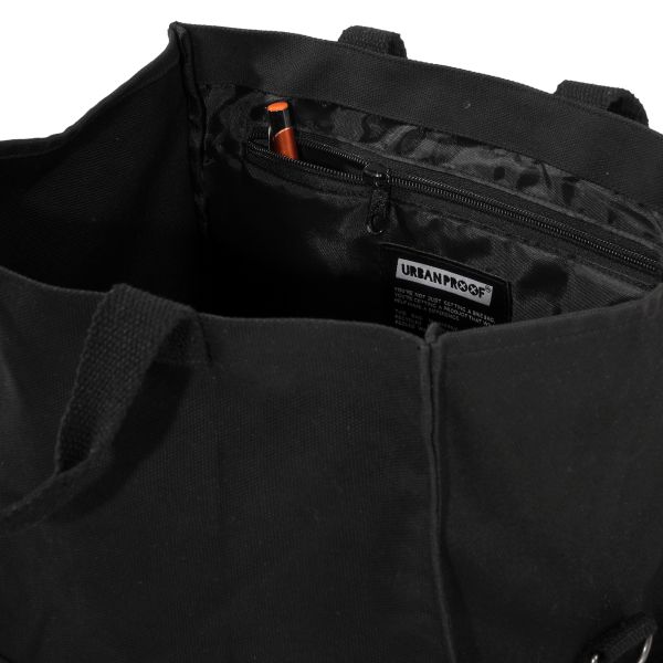 Dutchperfect - Urbanproof draagtas city tote recycled 22l zwart