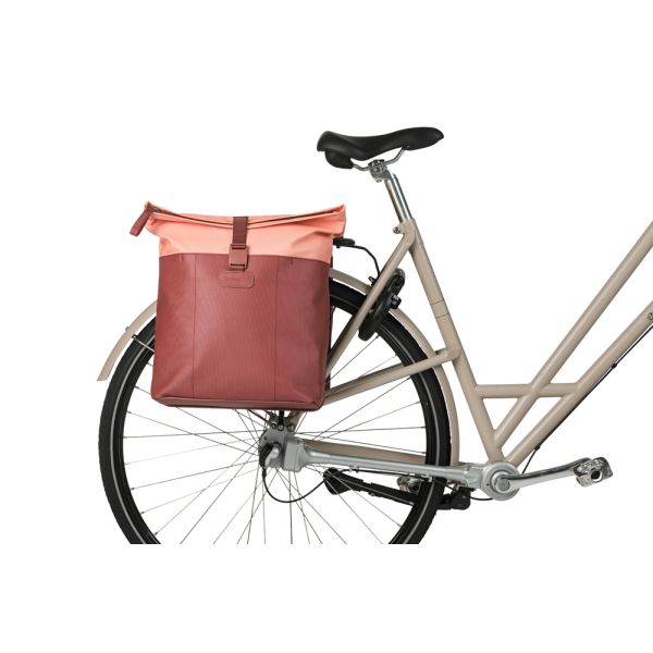 Basil B.V. - B.V. Tas basil vive dubbel bordeaux/roze | mik | 35l