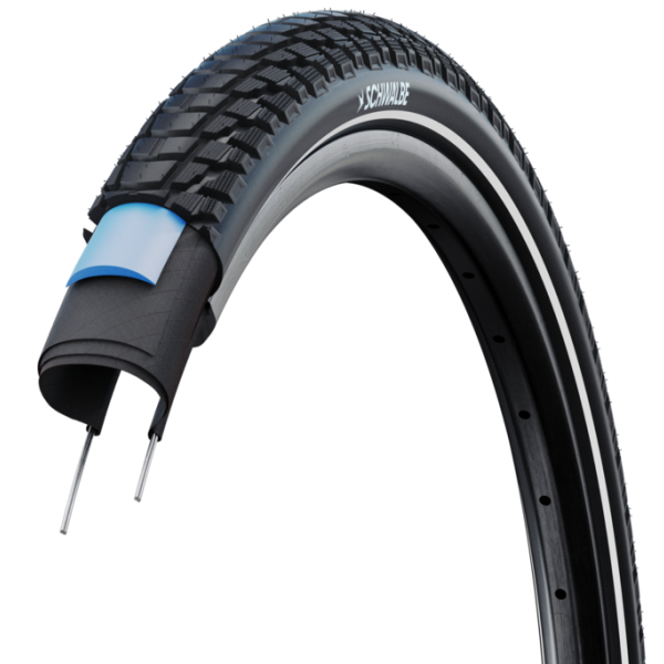 SCHWALBE - SCHWALBE Buitenband marathon plus tour 28 x 1.75" / 47-622 - zwart met reflectie