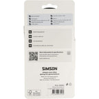 Simson - remkabelset compleet rvs rollerbrake zwart