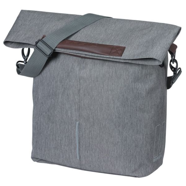 BASIL - BASIL Tas city shopper grijs | mik hooks | 16l