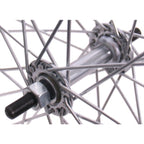 Voorwiel 28 x 1 1 2 - aluminium ryde velg - verchroomde naaf - zwart