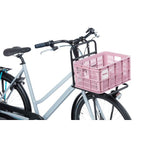 Caisse à vélo Basil S - petite - 17,5 litres - rose