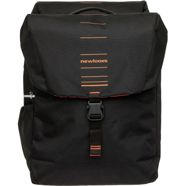 Newlooxs - Newlooxs Tas new looxs vigo dubbel | zwart/oranje | rt 2.0 | 40l