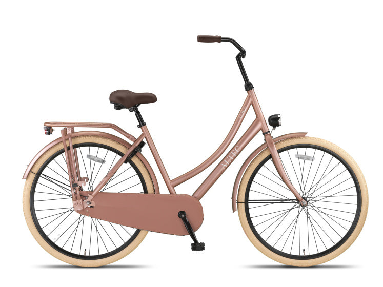 Altec - Roma omafiets 28 inch 53 cm dames terugtraprem zalmroze