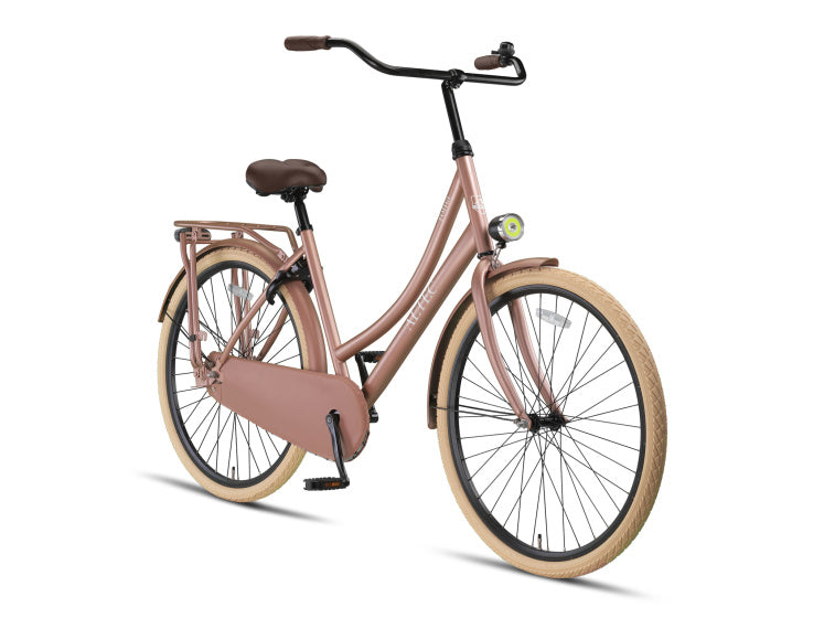 Altec - Roma omafiets 28 inch 53 cm dames terugtraprem zalmroze