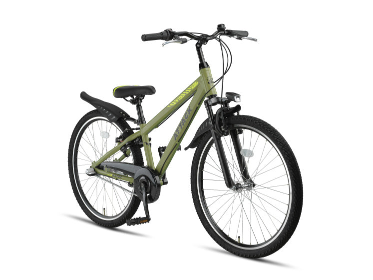 Altec - Attack mtb 26 inch jongens 3v v-brakes legergroen