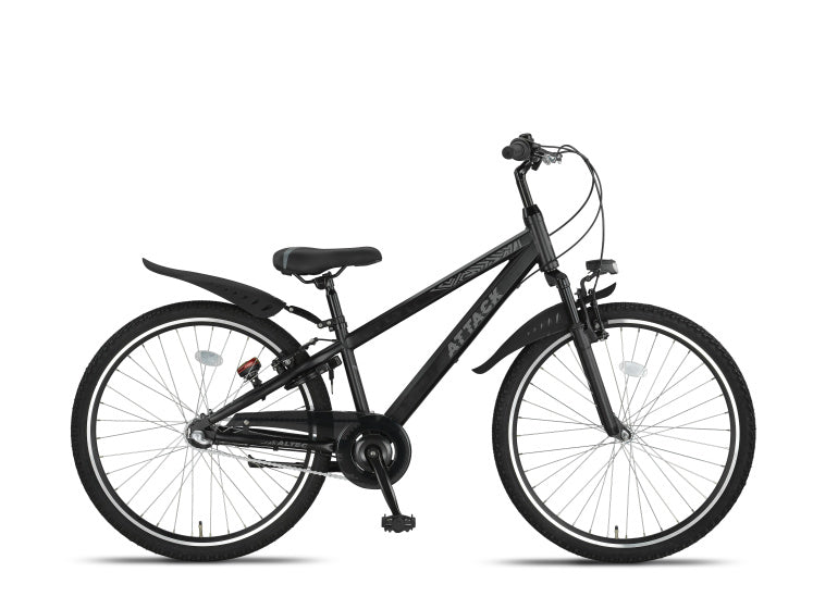 Altec - Attack mtb 26 inch jongens 3v v-brakes zwart