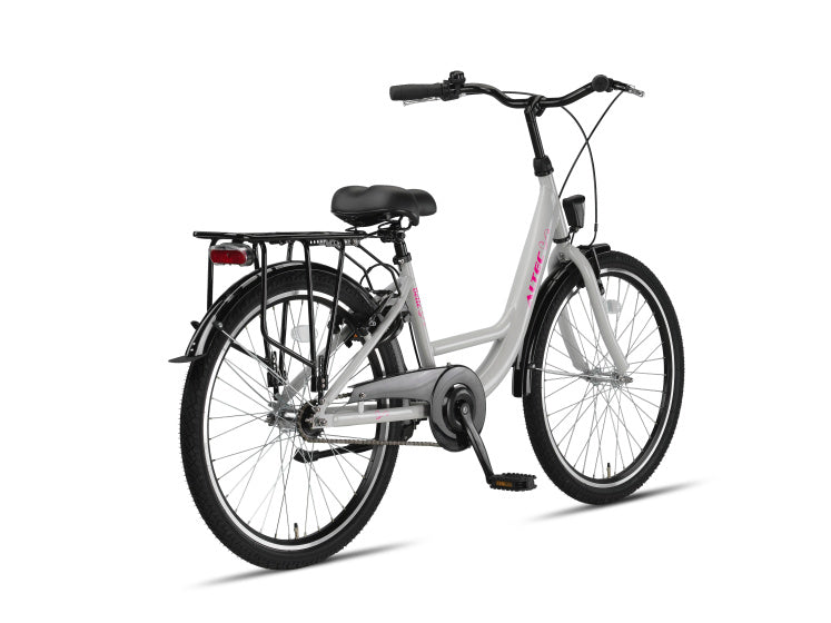 Altec belle 24 inch meisjes v-brakes lichtgrijs
