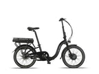 Altec - Compact vouwfiets 20 inch 39 cm unisex 7v hydraulische schijfrem matzwart