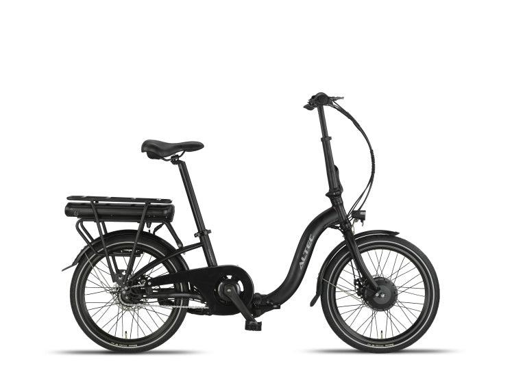 Altec - Compact vouwfiets 20 inch 39 cm unisex 7v hydraulische schijfrem matzwart