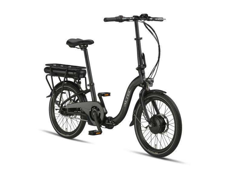 Altec - Compact vouwfiets 20 inch 39 cm unisex 7v hydraulische schijfrem matzwart