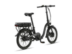 Altec - Compact vouwfiets 20 inch 39 cm unisex 7v hydraulische schijfrem matzwart